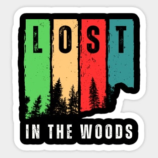 Lost In The Woods Nature Adventure Sticker